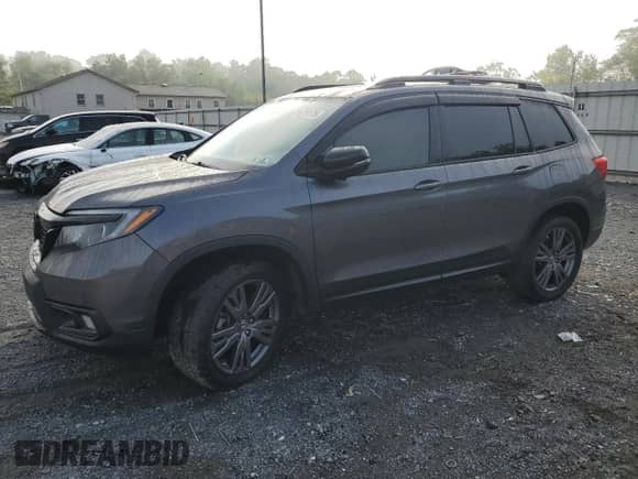 2021 Honda Passport EX-L с VIN 5FNYF8H58MB000674, выставлен на аукционе Copart как лот 71576175 с пробегом 47 260 миль миль и Списание • Salvage title. История ставок и продаж доступна на DreamBid. Изображение 1.