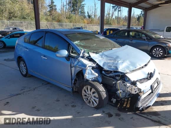 2012 Toyota Prius with VIN JTDKN3DP9C3005834, listed as a IAAI auction lot 43449083 with 88,839 mi miles and . Bid and sale history available at DreamBid. Image 1.