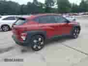 2025 Hyundai Kona SEL with VIN KM8HB3AB7SU258117, listed as a Copart auction lot 64287735 with 7,595 mi miles and Salvage title. Bid and sale history available at DreamBid. Image 3.
