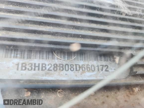 2008 Dodge Caliber SE with VIN 1B3HB28B08D660172, listed as a Copart auction lot 81859115 with Not provided miles and Salvage title. Bid and sale history available at DreamBid. Image 13.