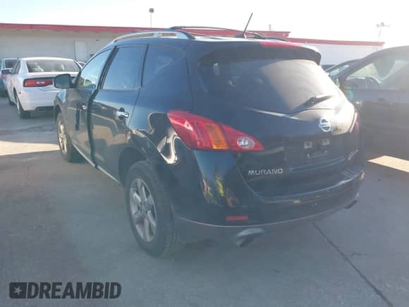 2009 Nissan Murano SL with VIN JN8AZ18W89W210062, listed as a IAAI auction lot 41484519 with 229,234 mi miles and . Bid and sale history available at DreamBid. Image 3.