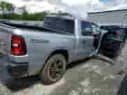 2025 Ram 1500 Warlock with VIN 1C6SRFGP0SN669726, listed as a Copart auction lot 52886315 with 1,204 mi miles and Salvage title. Bid and sale history available at DreamBid. Image 3.