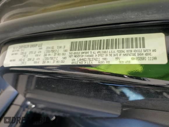 2011 Jeep Wrangler Rubicon with VIN 1J4HA6D17BL574211, listed as a Copart auction lot 64483405 with 95,777 mi miles and Salvage title. Bid and sale history available at DreamBid. Image 12.