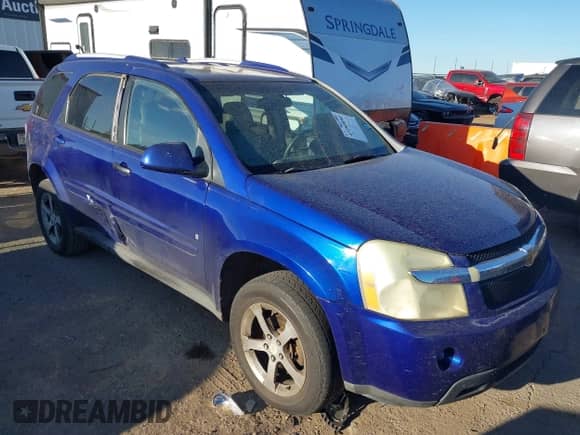 2007 Chevrolet Equinox LT z VIN 2CNDL73F376029216, wystawiony jako IAAI lot #43280890 z przebiegiem 263 450 mil mil oraz . Historia ofert i sprzedaży dostępna na DreamBid. Obrazek 1.