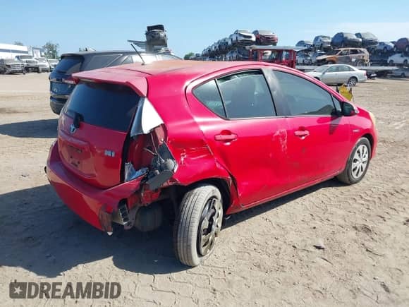 2012 Toyota Prius One z VIN JTDKDTB31C1506523, wystawiony jako IAAI lot #42144109 z przebiegiem 150 317 mil mil oraz . Historia ofert i sprzedaży dostępna na DreamBid. Obrazek 4.