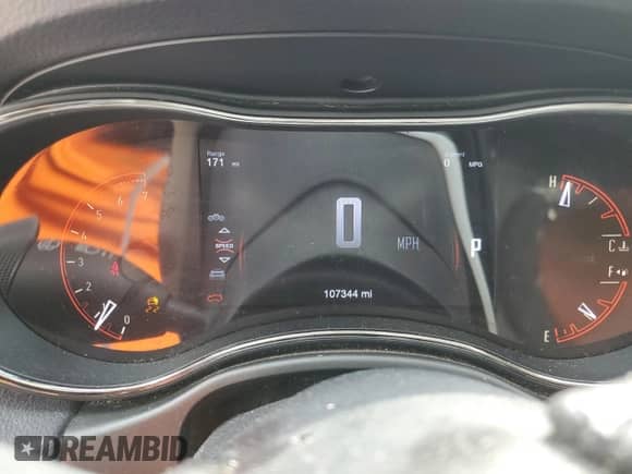 2020 Dodge Durango R/T with VIN 1C4SDJCT4LC283384, listed as a Copart auction lot 58437295 with 107,344 mi miles and Salvage title. Bid and sale history available at DreamBid. Image 9.
