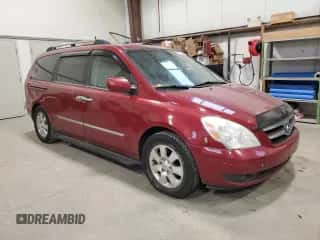 2008 Hyundai Entourage GLS z VIN KNDMC233586046409, wystawiony jako Copart lot #76539434 z przebiegiem 303 528 mil mil oraz Szkoda całkowita • Salvage title. Historia ofert i sprzedaży dostępna na DreamBid. Obrazek 4.