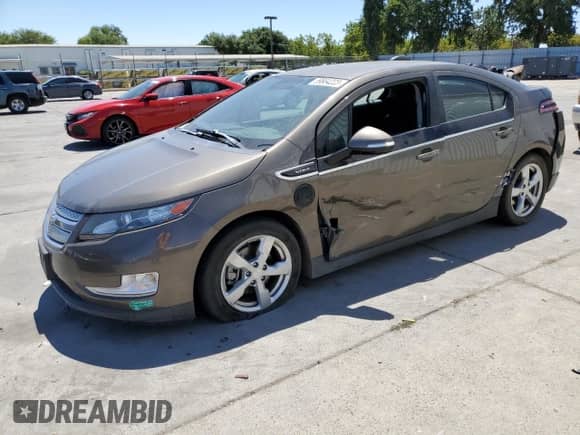 2015 Chevrolet Volt z VIN 1G1RC6E44FU124795, wystawiony jako Copart lot #59664223 z przebiegiem 52 083 mil mil oraz . Historia ofert i sprzedaży dostępna na DreamBid. Obrazek 1.