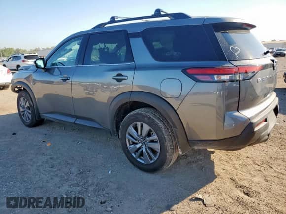 2025 Nissan Pathfinder SV с VIN 5N1DR3BA6SC204393, выставлен на аукционе Copart как лот 71176175 с пробегом 9 802 миль миль и Чистый • Clean title. История ставок и продаж доступна на DreamBid. Изображение 2.