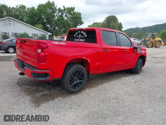 2024 Chevrolet Silverado 1500 Custom with VIN 3GCPDBEK1RG356751, listed as a IAAI auction lot 42751475 with 24,721 mi miles and . Bid and sale history available at DreamBid. Image 4.