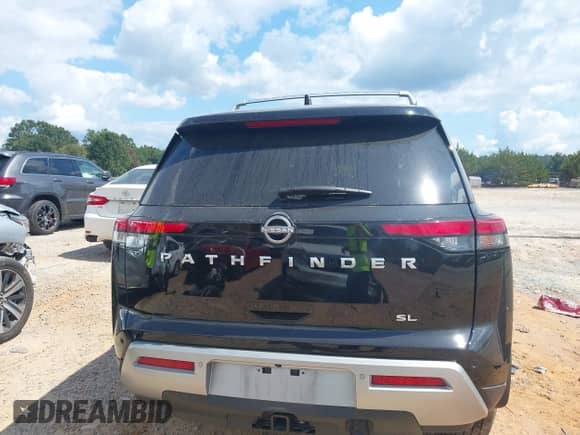 2024 Nissan Pathfinder SL with VIN 5N1DR3CB1RC303673, listed as a IAAI auction lot 43206107 with 15,557 mi miles and . Bid and sale history available at DreamBid. Image 16.