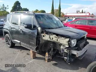 2018 Jeep Renegade Latitude with VIN ZACCJBBB4JPH36648, listed as a IAAI auction lot 43440328 with 50,565 mi miles and . Bid and sale history available at DreamBid. Image 1.