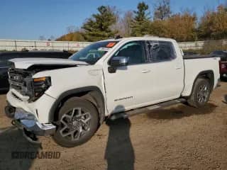 2023 GMC Sierra 1500 SLE with VIN 3GTUUBED2PG354332, listed as a Copart auction lot 76680704 with 6,012 mi miles and Clean title. Bid and sale history available at DreamBid. Image 1.