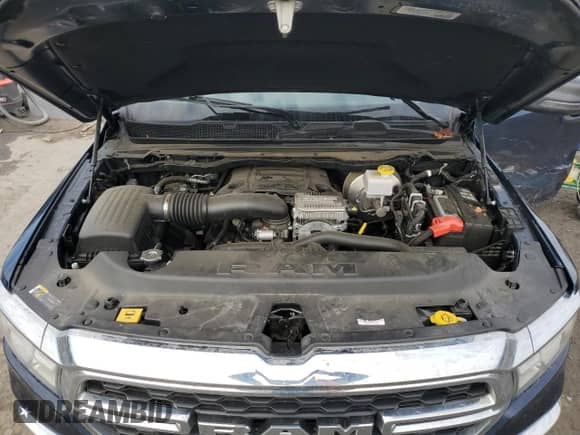 2024 Ram 1500 Big Horn with VIN 1C6SRFBT3RN207031, listed as a Copart auction lot 79890414 with 22,413 mi miles and Salvage title. Bid and sale history available at DreamBid. Image 11.