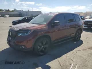 2019 Honda Passport EX-L с VIN 5FNYF8H53KB008176, выставлен на аукционе Copart как лот 70291495 с пробегом 34 089 миль миль и Списание • Salvage title. История ставок и продаж доступна на DreamBid. Изображение 1.