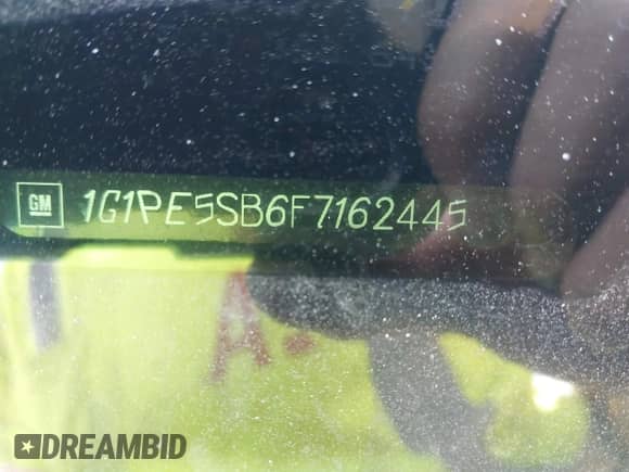 2015 Chevrolet Cruze LT with VIN 1G1PE5SB6F7162445, listed as a IAAI auction lot 43086055 with 150,117 mi miles and . Bid and sale history available at DreamBid. Image 9.