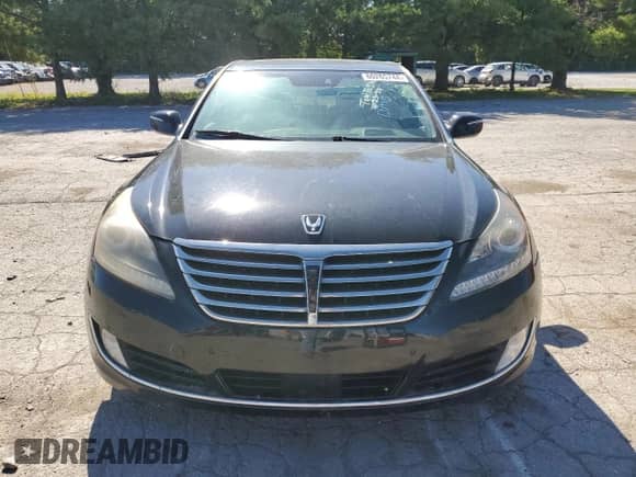 2014 Hyundai Equus Ultimate with VIN KMHGH4JHXEU087985, listed as a Copart auction lot 60265744 with Not provided miles and Clean title. Bid and sale history available at DreamBid. Image 5.