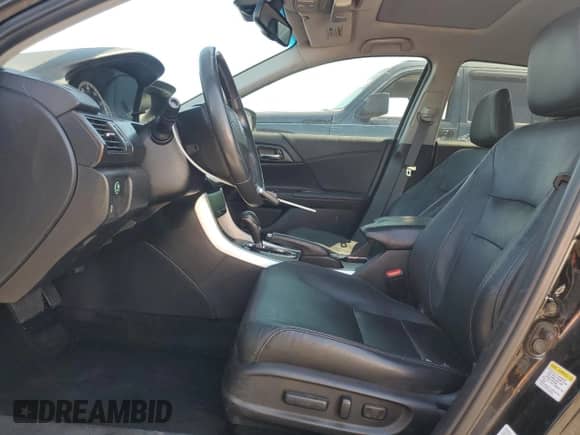 2014 Honda Accord EX-L with VIN 1HGCR3F84EA034818, listed as a Copart auction lot 80589815 with 97,871 mi miles and Salvage title. Bid and sale history available at DreamBid. Image 7.