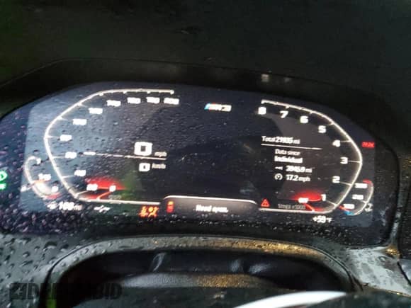 2022 BMW M3 Competition xDrive with VIN WBS43AY09NFM10618, listed as a Copart auction lot 41450415 with 21,935 mi miles and Non repairable. Bid and sale history available at DreamBid. Image 9.