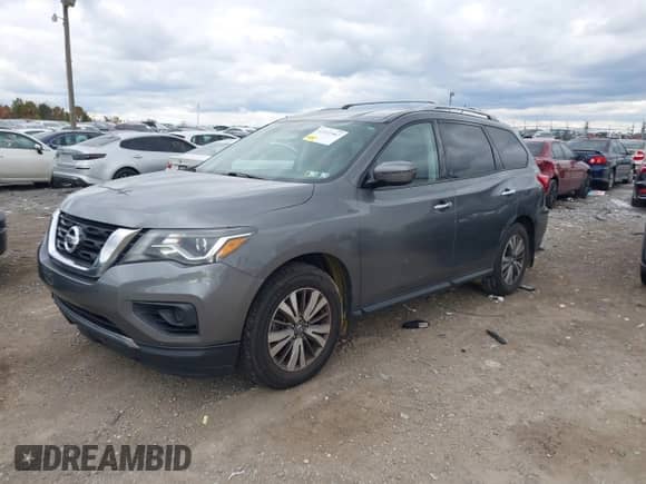 2018 Nissan Pathfinder S with VIN 5N1DR2MN1JC674002, listed as a IAAI auction lot 43531962 with 72,596 mi miles and . Bid and sale history available at DreamBid. Image 2.