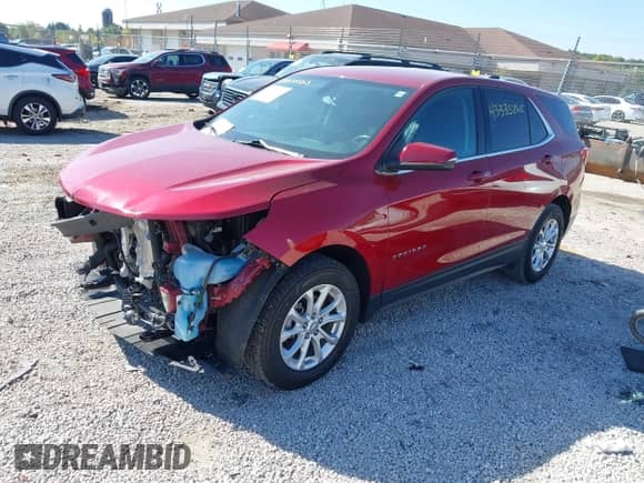 2019 Chevrolet Equinox LT with VIN 3GNAXUEV3KL327145, listed as a IAAI auction lot 43335265 with 90,905 mi miles and . Bid and sale history available at DreamBid. Image 2.
