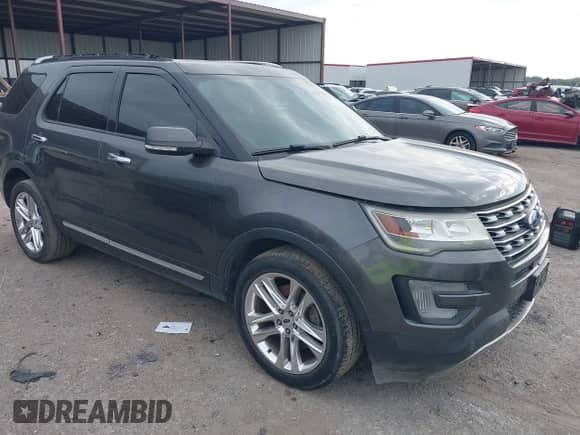 2017 Ford Explorer Limited z VIN 1FM5K7F88HGB70014, wystawiony jako IAAI lot #43334579 z przebiegiem Nie podano mil oraz . Historia ofert i sprzedaży dostępna na DreamBid. Obrazek 1.