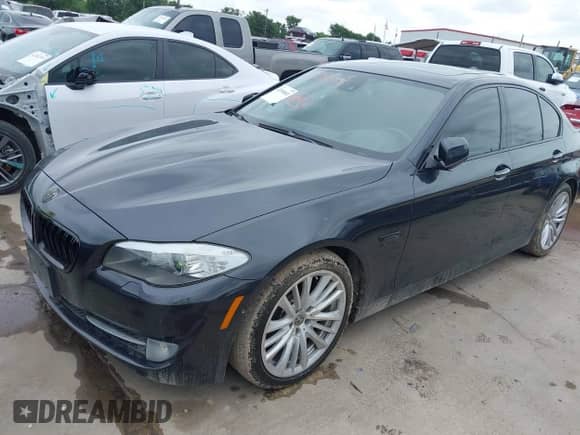 2012 BMW 5 Series 550i xDrive with VIN WBAFU9C5XCC787257, listed as a IAAI auction lot 42394843 with 94,829 mi miles and . Bid and sale history available at DreamBid. Image 2.