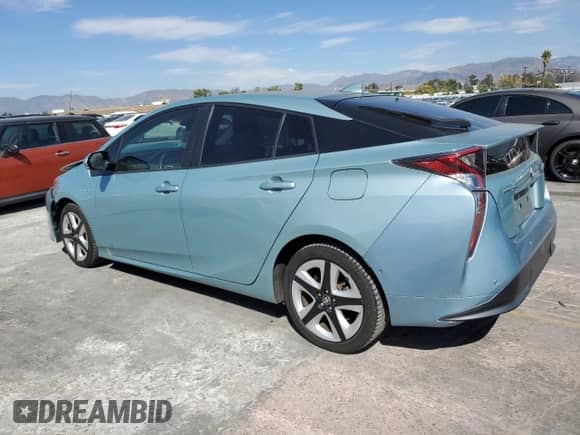 2018 Toyota Prius Two with VIN JTDKARFU6J3061759, listed as a Copart auction lot 87447555 with 71,157 mi miles and Salvage title. Bid and sale history available at DreamBid. Image 2.