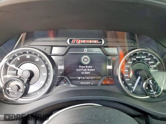 2020 Ram 1500 Rebel z VIN 1C6SRFLT6LN127034, wystawiony jako Copart lot #64791005 z przebiegiem 86 689 mil mil oraz Szkoda całkowita • Salvage title. Historia ofert i sprzedaży dostępna na DreamBid. Obrazek 9.