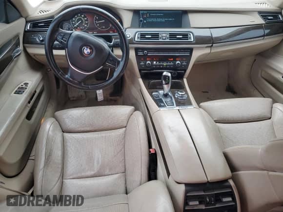 2012 BMW 7 Series 750i with VIN WBAKA8C51CCY37495, listed as a Copart auction lot 56914295 with 126,697 mi miles and Clean title. Bid and sale history available at DreamBid. Image 8.
