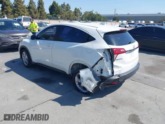 2021 Honda HR-V LX with VIN 3CZRU5H37MM710257, listed as a IAAI auction lot 42596297 with 57,166 mi miles and . Bid and sale history available at DreamBid. Image 3.