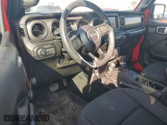 2022 Jeep Wrangler Sport с VIN 1C4GJXAG9NW204218, выставлен на аукционе Copart как лот 68503125 с пробегом 64 538 миль миль и Списание • Salvage title. История ставок и продаж доступна на DreamBid. Изображение 8.