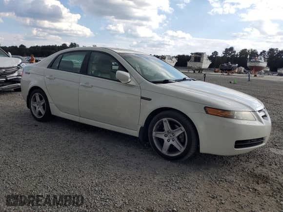 2006 Acura TL with VIN 19UUA66226A043673, listed as a Copart auction lot 81166865 with Not provided miles and Salvage title. Bid and sale history available at DreamBid. Image 4.