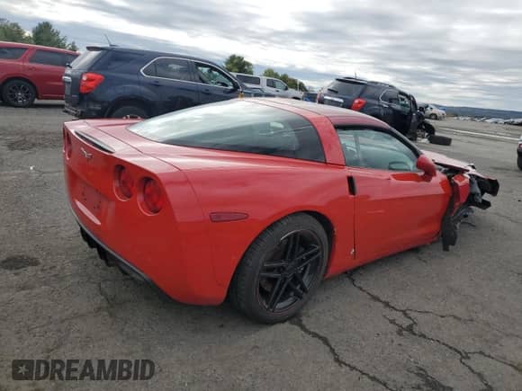 2005 Chevrolet Corvette with VIN 1G1YY24U155119036, listed as a Copart auction lot 82219065 with 72,053 mi miles and Salvage title. Bid and sale history available at DreamBid. Image 3.