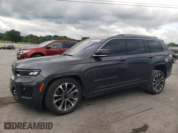 2022 Jeep Grand Cherokee Overland с VIN 1C4RJKDG2N8580402, выставлен на аукционе Copart как лот 67592115 с пробегом 42 033 миль миль и Списание • Salvage title. История ставок и продаж доступна на DreamBid. Изображение 1.