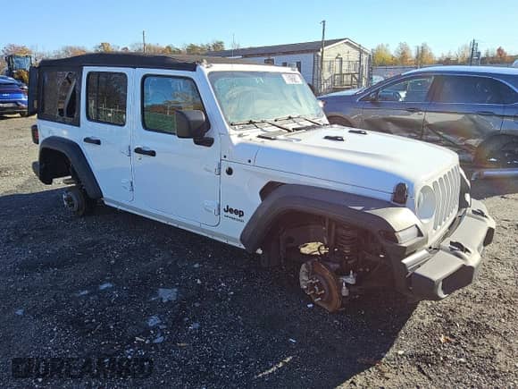 2022 Jeep Wrangler Unlimited Sport с VIN 1C4HJXDN7NW270183, выставлен на аукционе Copart как лот 80512144 с пробегом 10 935 миль миль и Чистый • Clean title. История ставок и продаж доступна на DreamBid. Изображение 4.