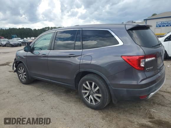 2021 Honda Pilot EX with VIN 5FNYF5H3XMB009051, listed as a Copart auction lot 60418895 with 84,872 mi miles and Salvage title. Bid and sale history available at DreamBid. Image 2.