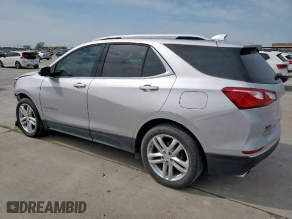 2019 Chevrolet Equinox Premier с VIN 3GNAXPEX9KS615941, выставлен на аукционе Copart как лот 47783425 с пробегом 61 462 миль миль и Списание • Salvage title. История ставок и продаж доступна на DreamBid. Изображение 2.