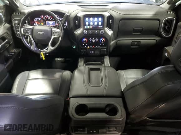 2021 Chevrolet Silverado 1500 RST with VIN 1GCUYEEL7MZ295884, listed as a Copart auction lot 82228385 with 82,797 mi miles and Salvage title. Bid and sale history available at DreamBid. Image 8.