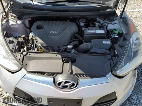 2016 Hyundai Veloster with VIN KMHTC6AD0GU273916, listed as a Copart auction lot 80537395 with 106,568 mi miles and Salvage title. Bid and sale history available at DreamBid. Image 11.