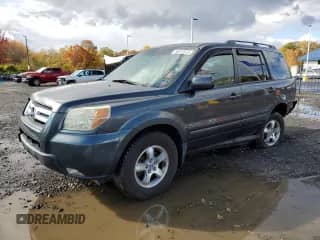 2006 Honda Pilot EX-L with VIN 2HKYF18776H515517, listed as a Copart auction lot 86972375 with 234,338 mi miles and Salvage title. Bid and sale history available at DreamBid. Image 1.