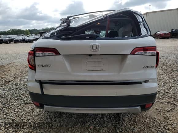 2022 Honda Pilot EX-L with VIN 5FNYF6H54NB034908, listed as a Copart auction lot 63228745 with 50,018 mi miles and Salvage title. Bid and sale history available at DreamBid. Image 6.