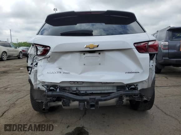 2020 Chevrolet Blazer Premier with VIN 3GNKBLRSXLS632565, listed as a Copart auction lot 58967975 with 68,049 mi miles and Salvage title. Bid and sale history available at DreamBid. Image 6.