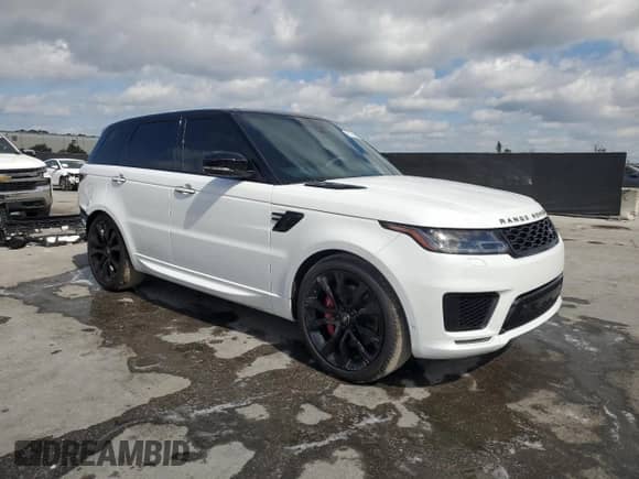 2022 Land Rover Range Rover Sport HST z VIN SALWS2RU8NA233592, wystawiony jako Copart lot #52373495 z przebiegiem 52 897 mil mil oraz Szkoda całkowita • Salvage title. Historia ofert i sprzedaży dostępna na DreamBid. Obrazek 4.
