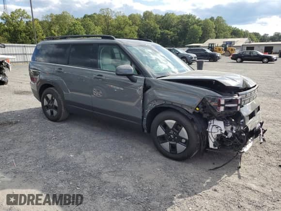 2025 Hyundai Santa Fe SEL with VIN 5NMP2DG17SH057328, listed as a Copart auction lot 70298015 with 648 mi miles and Salvage title. Bid and sale history available at DreamBid. Image 4.