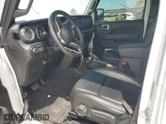 2021 Jeep Wrangler Unlimited Sahara High Altitude with VIN 1C4HJXEM7MW542073, listed as a Copart auction lot 62953774 with 28,921 mi miles and Salvage title. Bid and sale history available at DreamBid. Image 7.