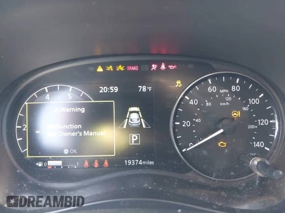 2021 Nissan Kicks SR z VIN 3N1CP5DVXML529298, wystawiony jako IAAI lot #43057028 z przebiegiem 19 374 mil mil oraz . Historia ofert i sprzedaży dostępna na DreamBid. Obrazek 7.