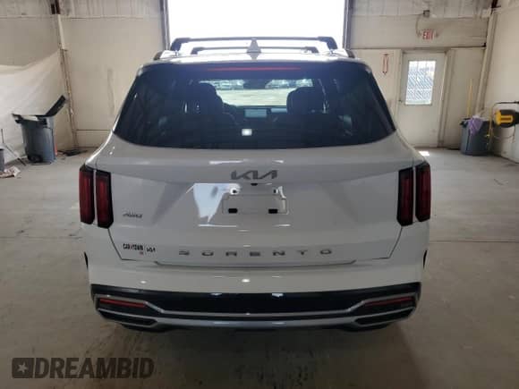 2022 Kia Sorento SX with VIN 5XYRKDLF4NG132639, listed as a Copart auction lot 63228295 with 44,589 mi miles and Salvage title. Bid and sale history available at DreamBid. Image 6.