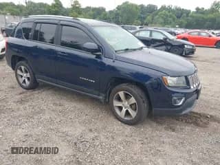 2016 Jeep Compass High Altitude with VIN 1C4NJDEB2GD657485, listed as a IAAI auction lot 43009480 with 95,815 mi miles and . Bid and sale history available at DreamBid. Image 1.