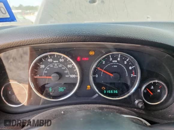 2012 Jeep Wrangler Sport with VIN 1C4AJWAG8CL284450, listed as a Copart auction lot 85391225 with 315,636 mi miles and Clean title. Bid and sale history available at DreamBid. Image 9.